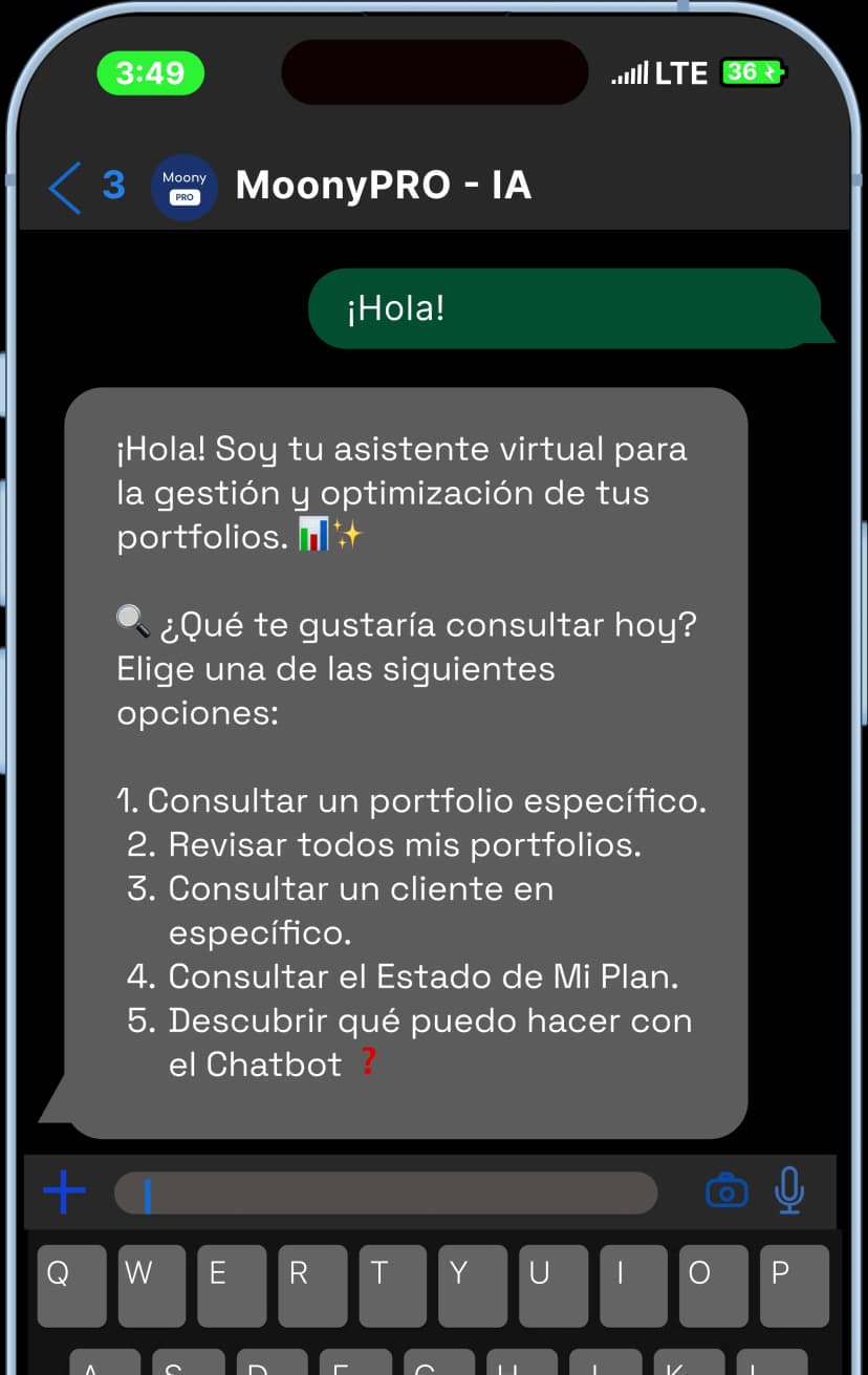 Chat bot IA Telefono
