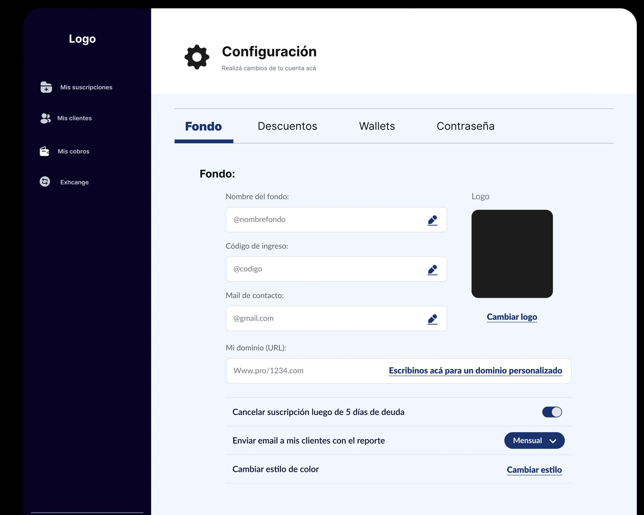 Customizá tus necesidades